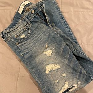 Abercrombie & Fitch Distressed Jeans